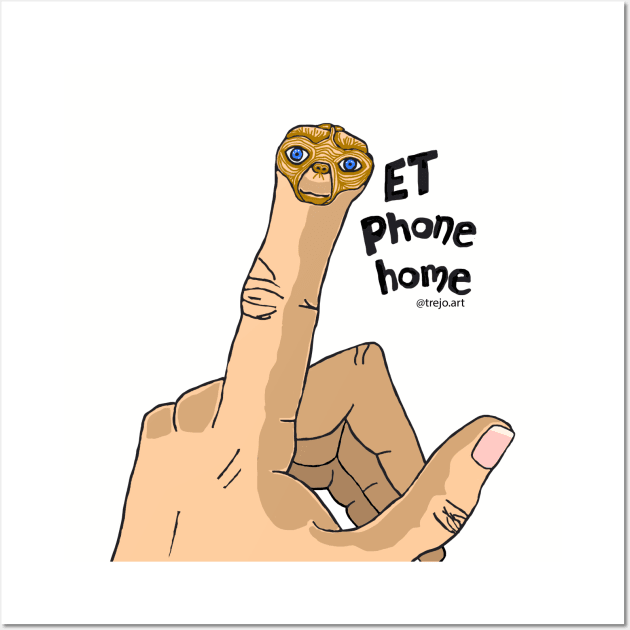 ET finger Wall Art by TREJOart